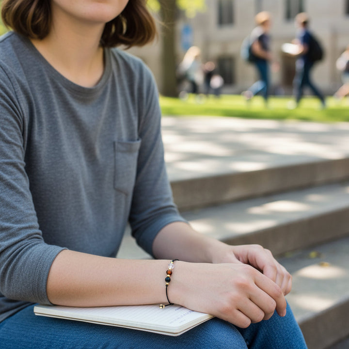 SoulGuard – Rose Quartz, Amethyst & Tourmaline Bracelet for Empathic Protection & Inner Strength - Mountauk