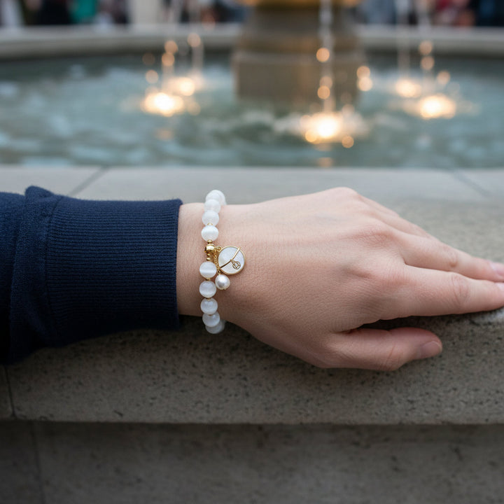 Elegant Zircon Butterfly Elastic Cat's Eye Bracelet for Women - 2025 Fashion Jewelry - Mountauk