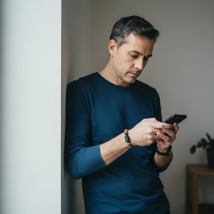 ZodiEye – 12 Constellation Tiger Eye Stone Bracelet for Celestial Strength & Inner Focus - Mountauk