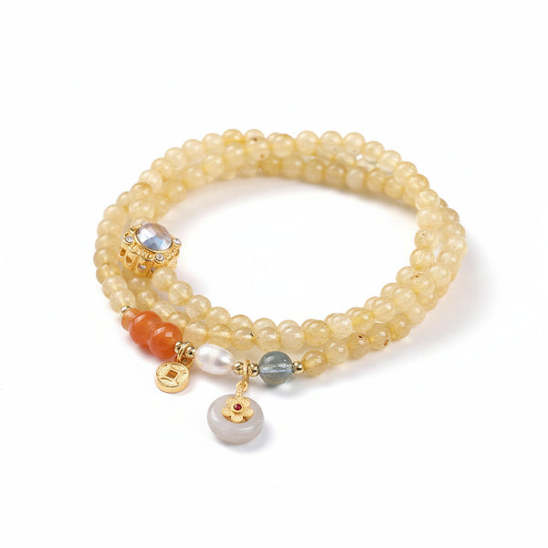 Fortune Bloom – Natural Amethyst & Jade Bracelet for Intuition, Protection  Feminine Grace and Celestial Wealth – Garnet & Jade Pixiu Bracelet for Prosperity, Energy Shield & Zodiac Harmony