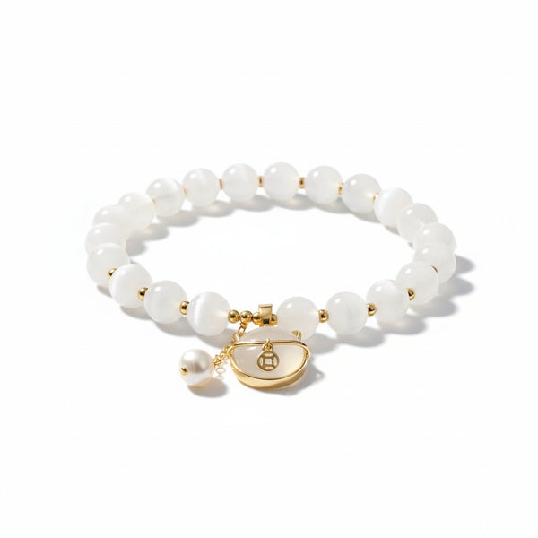 Elegant Zircon Butterfly Elastic Cat's Eye Bracelet for Women - 2025 Fashion Jewelry - Mountauk