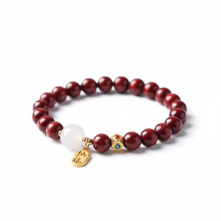 Lucky Wealth Red String Bead Bracelet Bangle Handmade Adjustable Attract Money Wealth Bracelet For Women Men - Mountauk