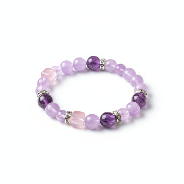 Lavender Orbit – DIY Amethyst Circle Bracelet for Inner Peace, Focus & Celestial Intention - Mountauk