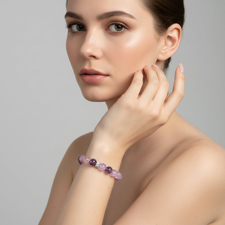 Lavender Orbit – DIY Amethyst Circle Bracelet for Inner Peace, Focus & Celestial Intention - Mountauk