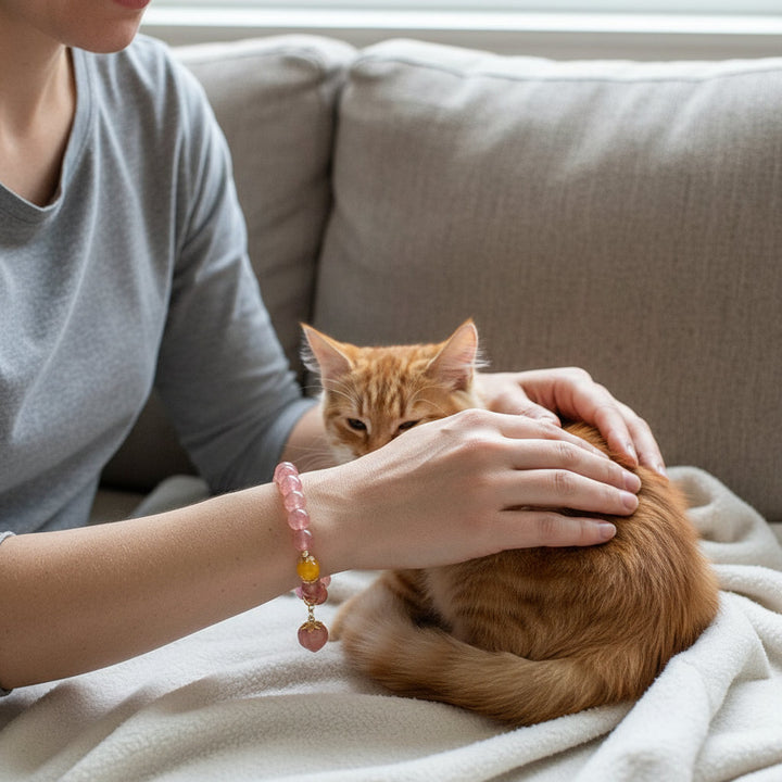 Heartberry Bloom – Strawberry Quartz Bracelet for Joy, Love & Feminine Renewal - Mountauk