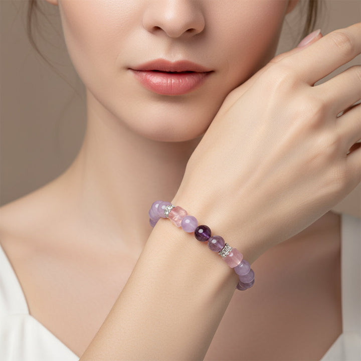Lavender Orbit – DIY Amethyst Circle Bracelet for Inner Peace, Focus & Celestial Intention - Mountauk