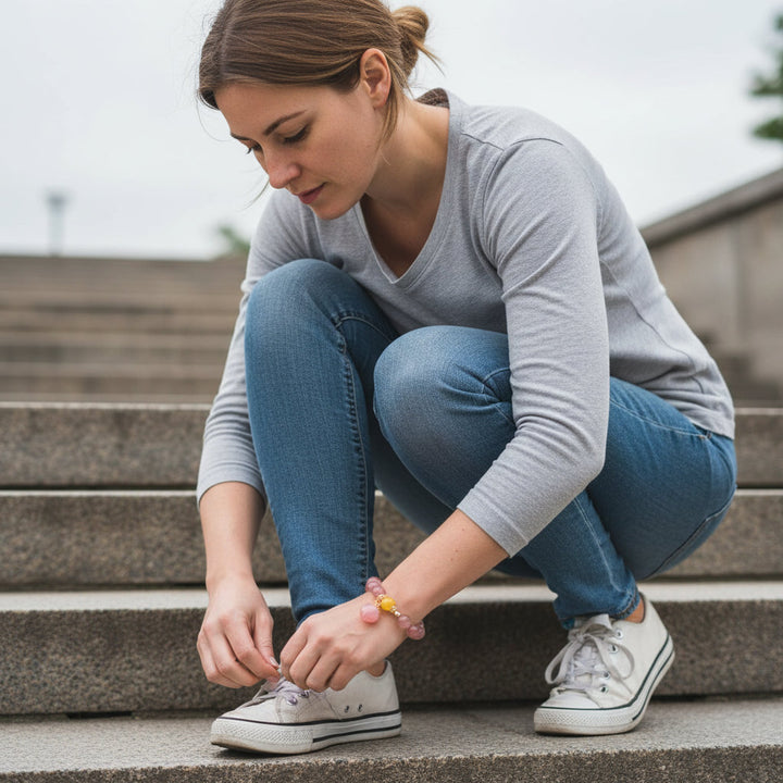 Heartberry Bloom – Strawberry Quartz Bracelet for Joy, Love & Feminine Renewal - Mountauk