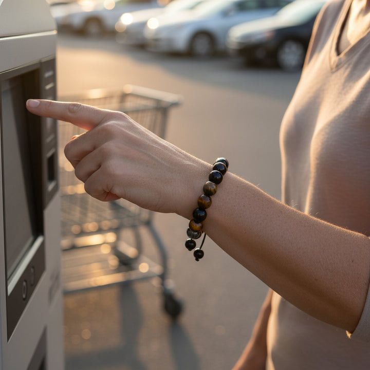 Natural Black Obsidian Hematite Tiger Eye Beads Bracelets Men for Magnetic Health Protection Women Lose Weight Jewelry Gifts - Mountauk