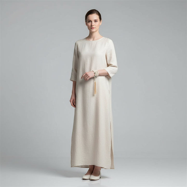 BodhiPulse – Natural White Bodhi 108-Bead Mala for Enlightenment and Mindful Living - Mountauk