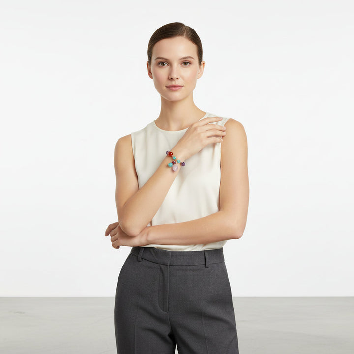 Dragon’s Calm – Lavender Amethyst &amp; Raw Ore Bracelet for Intuition, Resilience &amp; Lunar Clarity - Mountauk