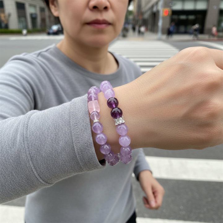 Lavender Orbit – DIY Amethyst Circle Bracelet for Inner Peace, Focus & Celestial Intention - Mountauk