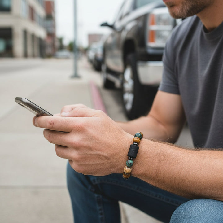 ZodiEye – 12 Constellation Tiger Eye Stone Bracelet for Celestial Strength & Inner Focus - Mountauk