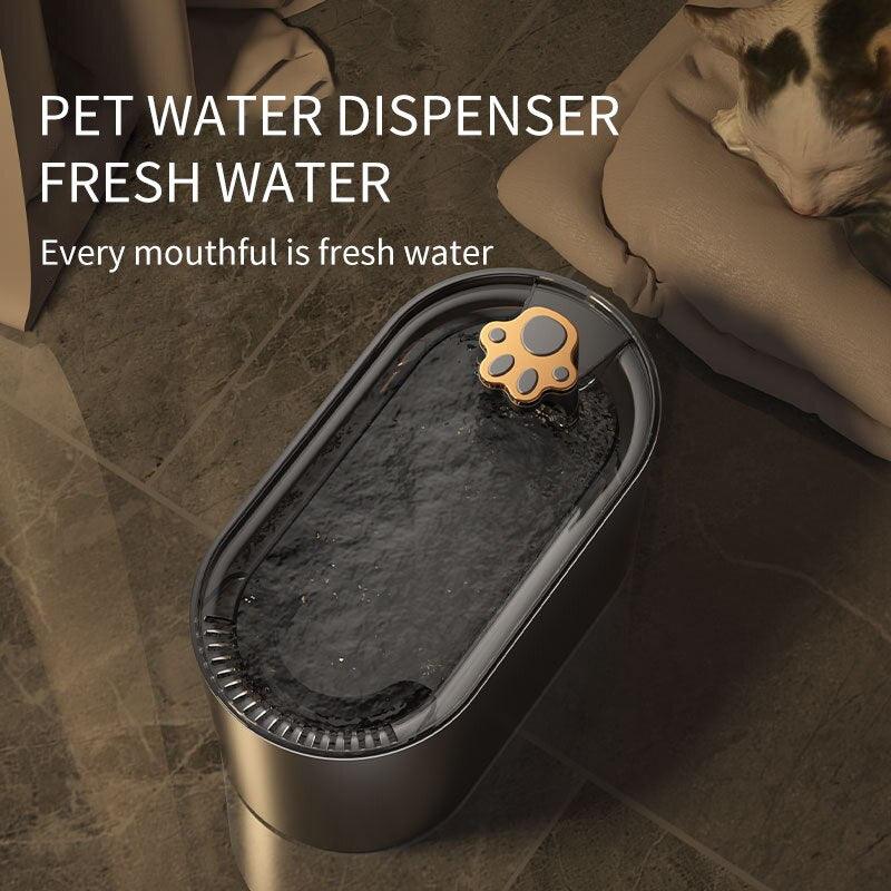 3L Pet Water Fountain - Ultra-Quiet Automatic Dispenser for Cats & Dogs - Mountauk