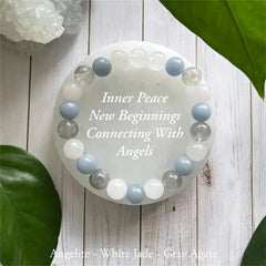 Angelic Serenity Gemstone Bracelet