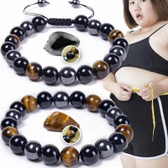 Natural Black Obsidian Hematite Tiger Eye Beads Bracelets Men for Magnetic Health Protection Women Lose Weight Jewelry Gifts