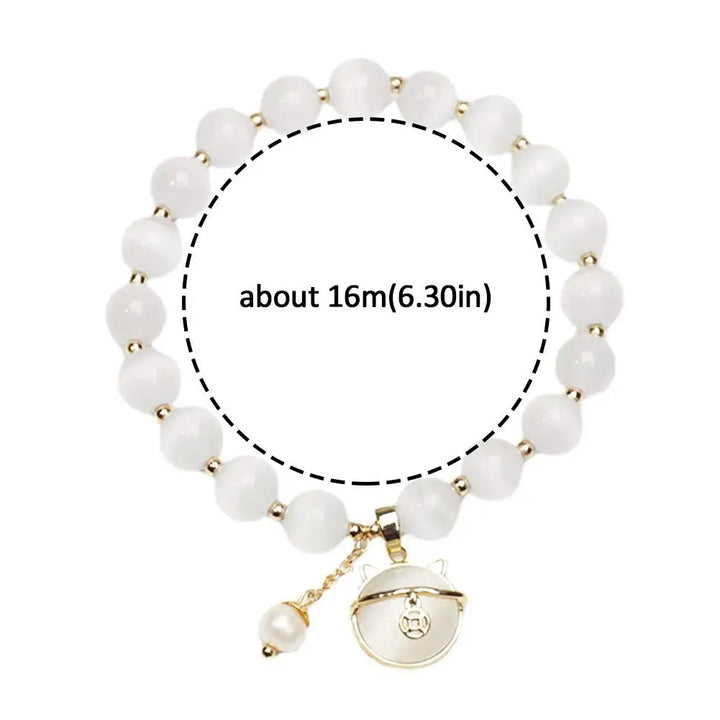 Elegant Zircon Butterfly Elastic Cat's Eye Bracelet for Women - 2025 Fashion Jewelry - Mountauk