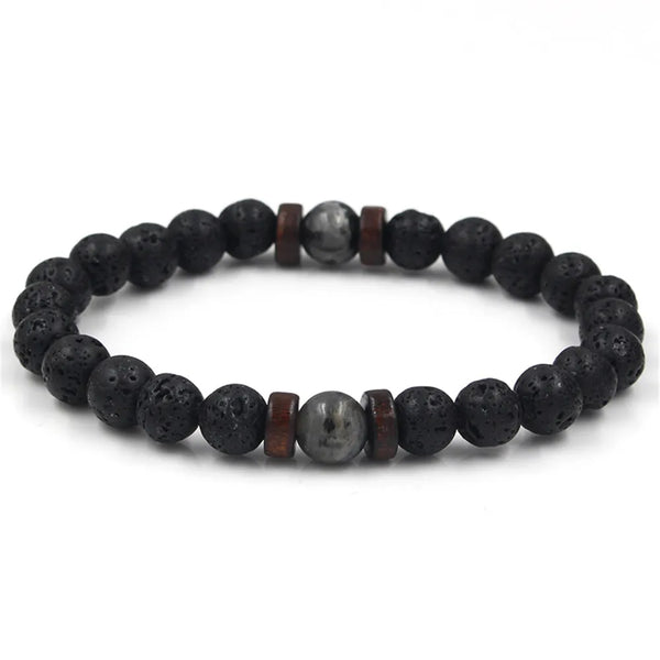 Grounding Strength Volcanic Stone Bracelet - Mountauk