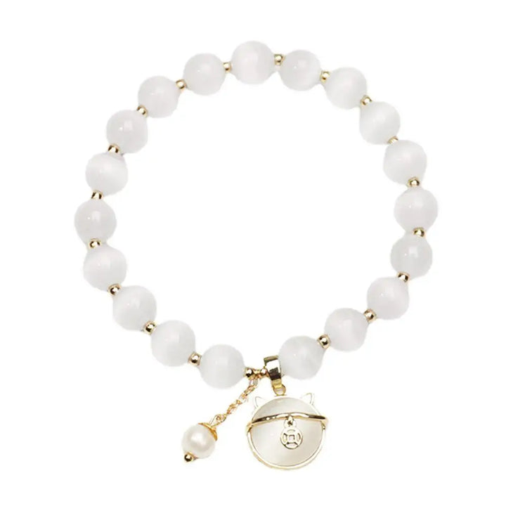 Elegant Zircon Butterfly Elastic Cat's Eye Bracelet for Women - 2025 Fashion Jewelry - Mountauk