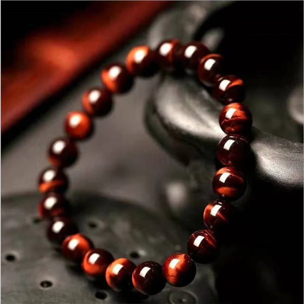 ObsiBond – Obsidian, Tiger Eye & Lava Stone Couple Bracelet for Protection & Connection - Mountauk